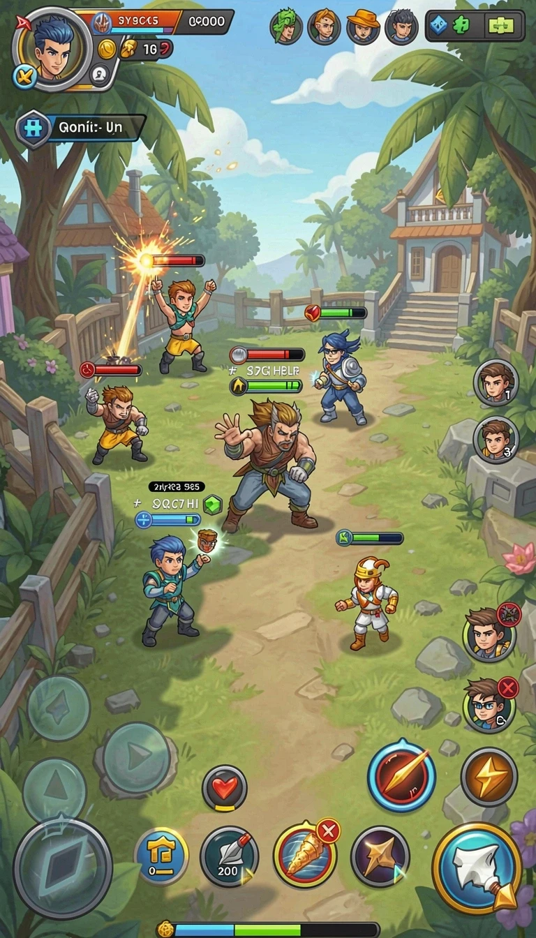 2757 - Screenshot menunjukkan pemain sedang berinteraksi dengan karakter lain di dalam game.