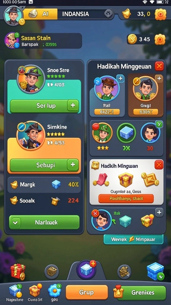 8180 - Tangkapan layar memperlihatkan salah satu level menantang dalam permainan.