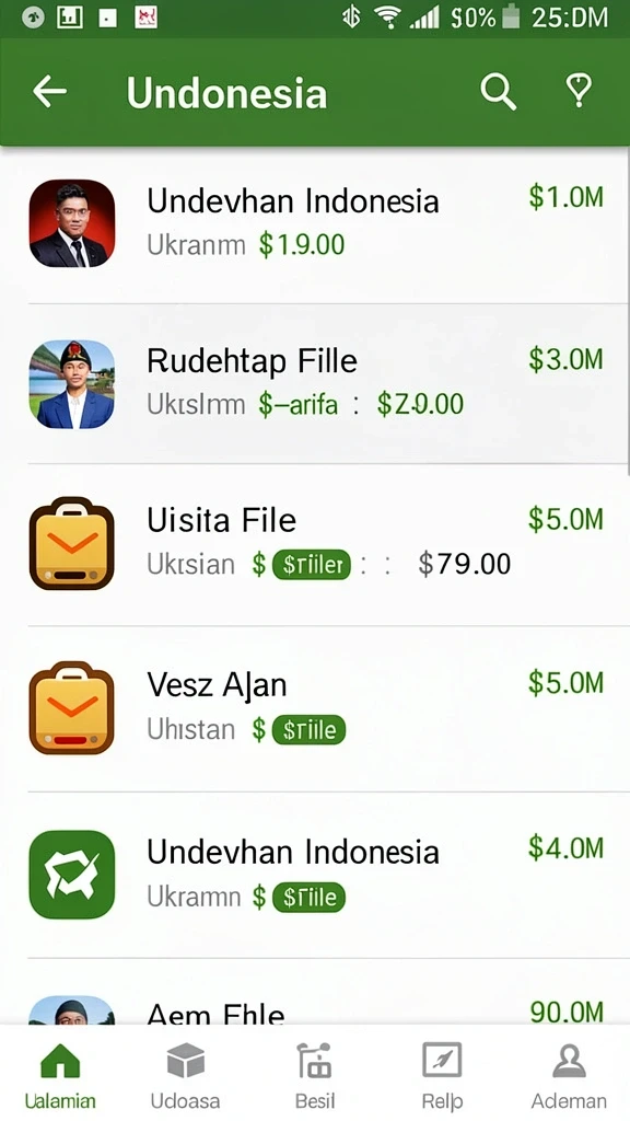 hokihebat - Tampilan antarmuka yang ramah pengguna dan menarik.
