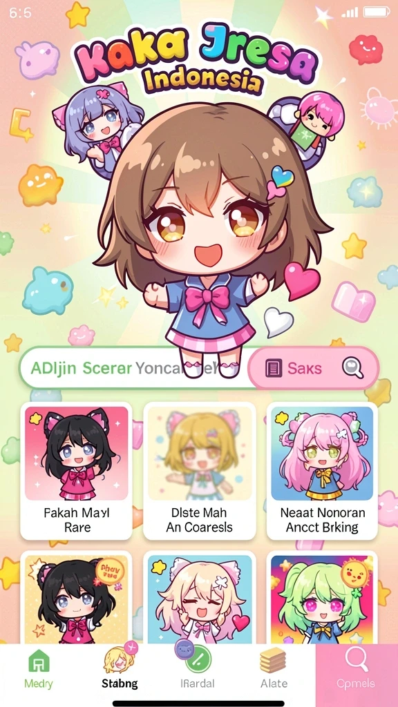 hp777 - Gambar menunjukkan tampilan menu utama HP777 yang menarik.