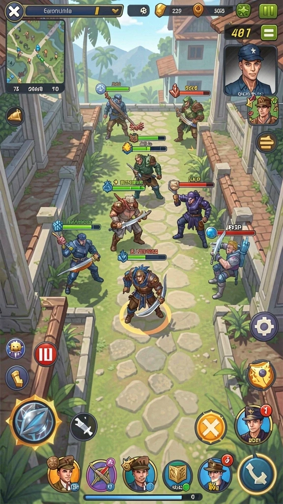 juarago - Tampilan gameplay yang seru dan menantang.